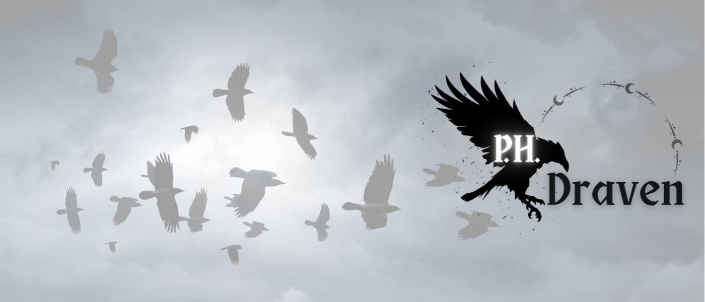PH Draven ist meine offizielle Autorenseite und damit ein Ort, an dem ich meine kreativen Werke mit der Welt teile. Hier findet man Geschichten, die fesseln, berühren und zum Nachdenken anregen.